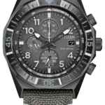 CITIZEN Nighthawk Gray Dial Nylon